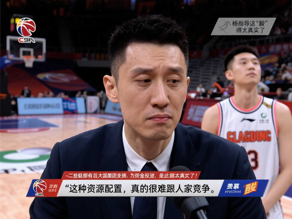 杨鸣解说总决赛，言语画面流露羡慕：国企竞争力难匹敌